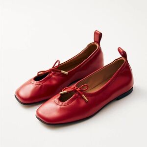 ALOHAS Red Rosalind Ballet Flat